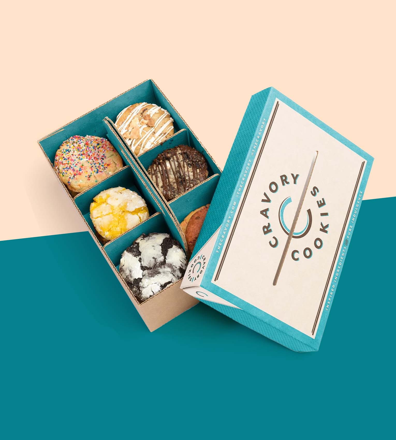 Cookie Boxes with Divider 